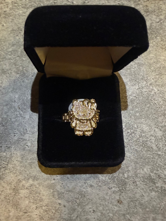 Full body hello kitty ring